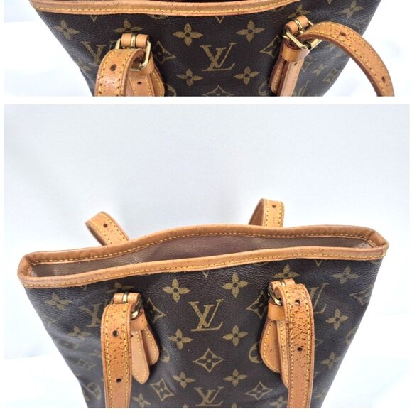 Vintage Louis Vuitton monogram LV canvas Bucket Bag handbag - Picture 6 of 10